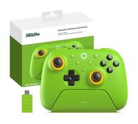 8BitDo Ultimate 2 Wireless Controller pour PC/Android/Apple/Steam, TMR Joystick, Déclencheurs Tactiles/Effet Hall Commutables, Anneau Feu RVB, 2.4G Manette Jeu Sans Fil 8Speed Avec Station Charge