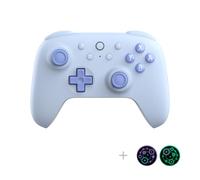 8Bitdo Ultimate 2C Contrôleur Bluetooth à effet Hall avec pare-chocs L4/R4 reprogrammables, contrôle de mouvement 6 axes, vibration grondement et fonction Turbo pour Switch/Switch 2 (bleu)