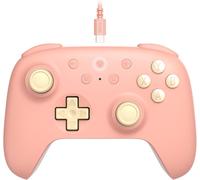 8Bitdo Manette filaire Ultimate 2C – 1000Hz, joysticks et gâchettes Hall, 22 boutons – Rose pêche