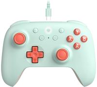 8Bitdo Ultimate 2C Manette Filaire Vert menthe et rouge pour PC Windows, Android