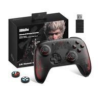 8BitDo Ultimate 2C Manette Sans Fil pour PC Windows/Android, Joysticks/Déclencheurs à Effet Hall, Pas Dérive, Fréquence D'interrogation 1000 Hz, Pare-chocs L4/R4 Remappables - Black Myth: Wukong