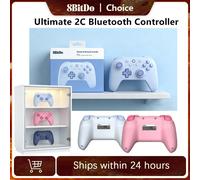 8BitDo Ultimate 2C pour commutateur contrôleur sans fil Bluetooth manette Ultimate C nouvelle série Version simplifiée rédise DarkBlue