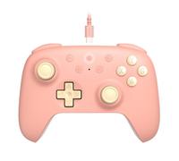 8Bitdo Manette filaire Ultimate 2C – 1000Hz, joysticks et gâchettes Hall, 22 boutons – Rose pêche