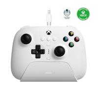 8Bitdo Ultimate 3-mode Controller for Xbox, Hall Effect Joysticks, Compatible with Xbox Series X|S, Xbox One, Windows, and Android - Officially Licensed (White)