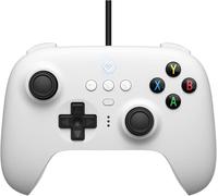 8BitDo Manette filaire Ultimate pour Switch, Windows et Android — Blanc