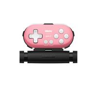 8Bitdo Zero 2 Mini manette de jeu Bluetooth avec clip mobile pour Switch, Windows, Android (édition rose)