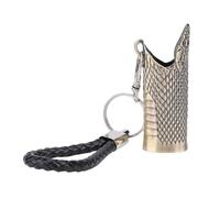 8cm Metal Lighter Case, Secure Hold with Vintage Engravings for Bic Lighters Sleeve Metal Casing During Travel Parties and Bars (Bronze)