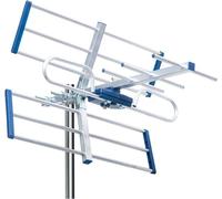 8db Antenne extérieure UHF 21-48 Terrestre,Filtre 5G LTE intégré,Réception TNT,Permet de recevoir Les signaux DVB-T/T2,47cm,Bleu