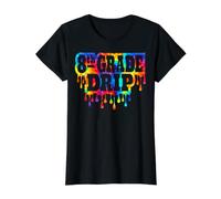 8e année Drip Back to School Huitième année Enfants Garçons Filles T-Shirt Graphique avec Valeur