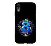 8e Anniversaire Gamer Boy 8 Ans Gaming Party Coque pour iPhone XR