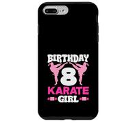 8e Anniversaire Karaté Fille 8 Ans Fête Dojo Fighter Coque pour iPhone 7 Plus/8 Plus