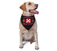 8E Armée, Vétéran De Combat en Afghanistan Écharpe Triangulaire Doux Foulard Triangulaire Chiens Réglable Écharpe pour Chien pour Quotidien Chat Décorations d'anniversaire