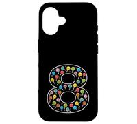8ème Anniversaire 8 Ans Lollipop garçons Filles Coque pour iPhone 16
