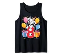 8ème anniversaire garçon fille 8 ans huit dalmatien Débardeur
