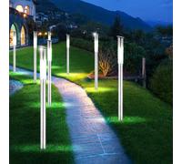 8er Set Fiche Lampes Solaire LED Jardin Éclairage Route Terrasse Extérieur Lampe