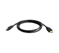 C2G Câble HDMI haut débit avec Ethernet, 2,4 m - 4K 60 Hz, 2,4 m, HDMI Type A (Standard), HDMI Type A (Standard), Compatibilité 3D, 18 Gbit/s, Noir 50