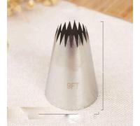 # 8FT grande taille étoile ouverte décoration de gâteau pâtisserie douille de tuyauterie conseils de glaçage ustensiles de cuisson cuisine biscuits outils acier inoxydable-9FT