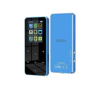 (8G,Blue)Bluetooth-compatible Mp3 MP4 Player Hifi Metal Portable Music Walkman With Fm Radio Recording Touch Key 1.8 Inch Screen Player