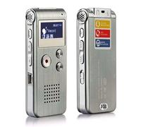 8GB/16GB/32GB enregistreur vocal lecteur MP3 Mini enregistreur Audio professionnel Mini clé USB enregistrement Dictaphone Argent