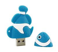 8GB Modèle de Poisson USB Flash Drive USB 3.0 Périphérique de Stockage USB Flash Disk USB Drive USB 3.0 Clé de mémoire CLÉ USB Clé U Disk Thumb Drive USB Flash Memory USB Disk Data Storage - Bleu