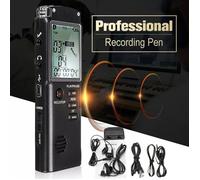 8Go Dictaphone Enregistreur Numérique Vocal Portable Pour Cours Réunion