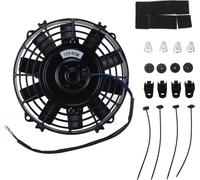 8in Electric Ventilateur de refroidissement du radiateur 12V 80W Straight Blade Pull Push Slim pour système à courant alternatif -Echangeur d'air de charge