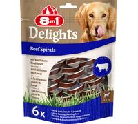 8in1 Delights Beef Spirals 6ct 24 XH