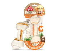 8in1 Delights Chicken Chew Bone M, collation santé à mâcher pour chien de taille moyenne, 1 pièce (65 g)