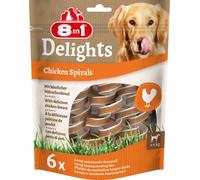 8in1 Delights Chicken Spirals 6ct 24 XH