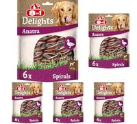 8in1 Delights Duck Spirals 6ct 24 XH (Lot de 5)