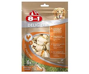 8in1 Delights S Pack Eco Os à Mâcher Chien 6 pièces