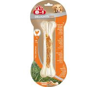 8in1 Delights Strong L - Os à Mâcher ferme garnis de poulet pour Chien Adulte de Grande - 1 pièce (130g)