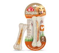 8in1 Os à mâcher Delights Strong M – ferme, garni de poulet – Chien adulte moyen 90 g