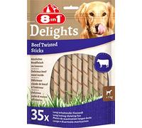 8in1 Delights Twisted Sticks Bœuf 35 Bâtonnets