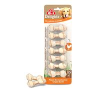 8in1 Delights XS - Os à Mâcher garnis de poulet pour Chien de Petite Taille - 7 pièces