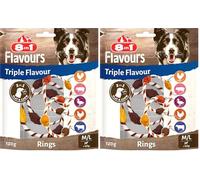 8in1 - Flavours - Anneaux Triple Flavour M/L (Lot de 2)