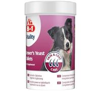 8in1 Levure de Bière Chien 260 comprimés | Vitamines pour chiens | Soutient la peau et le pelage | Aide au bien-être général