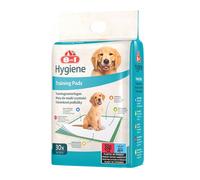 8in1 - Lot de 30 tapis éducateur pou chien parfum herbe fraîche