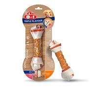 8in1 Triple Flavour Os à mâcher enveloppé dans un filet de poulet, L