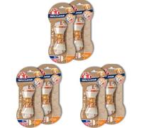 8in1 Triple Flavour Os à mâcher enveloppés dans Un Filet de Poulet, S (Lot de 3)