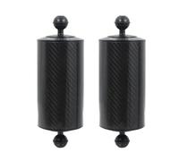 8inch 2pcs Plongée et Snorkeling En Fiber De Carbone À Double Flottabilité Aquatique Flotteur Bras D80mm 5/8/10 pouces Plongée Reflex Plateau Lumineux 1 pouce Papillon Clip