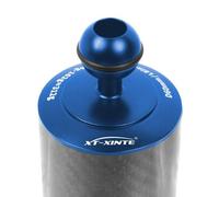 8inch D60mm Blue Plongée et Snorkeling plateau d'extension en Fiber de carbone bras flotteur flottabilité bras aquatique double balle appareil photo reflex plongée pour Gopro yi EKEN pour DJI OSMO