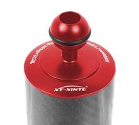 8inch D60mm Red Plongée et Snorkeling plateau d'extension en Fiber de carbone bras flotteur flottabilité bras aquatique double balle appareil photo reflex plongée pour Gopro yi EKEN pour DJI OSMO