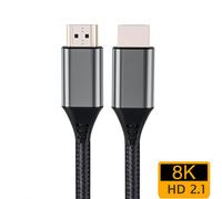 8K 2m Câble numérique compatible HDMI pour Xiaomi Mi Box, 48Gbps, PS5, PS4, ordinateur portable, moniteur TV, cortors ""Nipseyteko