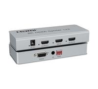 8K 60HZ HDMI Splitter 1x2, 1x2 Splitter HDR HDMI 2.1 répartiteur vidéo 1 in 2 Out 4K 120Hz HDCP 2.3 RS232 EDID pour ps5 Xbox pc TV (1X2)