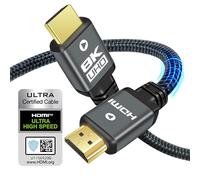 8K Cable Hdmi 2.1 3 Meters, 48Gbps Ultra High Speed Câble Hdmi 4K@120Hz 144Hz 10K 8K@60Hz 4K Earc Hdcp 2.2 Et 2.3 Dy C Hdr 3D Pour Ps5, Pc, Tv, X Box Series[HDM5231978]