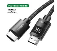 8K Fashion Black 5m câble HDMI 8K pour boîtier TV Xiaomi PS5, HUB USB, certifié Ultra haute vitesse, 8K - 60Hz, HDMI 2.1, 48Gbps, pour écouteurs Dolby Vision HD ""Nipseyteko
