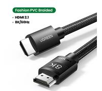 8K Fashion PVC 1.5m Ugreen câble HDMI 2.1 Ultra-rapide, pour Xiaomi Mi Box PS5, Dolby Vision, 48Gbps, 8K/60Hz, 4K/120Hz ""Nipseyteko