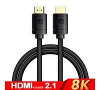 8K HD Cable 3M Bas192.- Câble compatible HDMI pour Xiaomi Mi Box, répartiteur compatible HDMI, 48Gbps, numérique pour PS5, PS4 ""Nipseyteko
