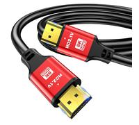 8K Hdmi Cable 1M, High Speed Hdmi Cable 48Gbps 8K@60Hz 4K@120Hz, Hdcp 2.2 & 2.3, Dts:X, Hdr 10 Compatible With Roku Tv/Earc/3D/Ps5/Hdtv/Laptop/Blu-Ray (Red)[GBP6270279]